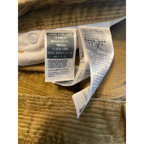 Levi’s Low Profile Corduroy Golden Brown Men's NWT 29/30 Cotton  Pant Jean - Picture 7 of 9